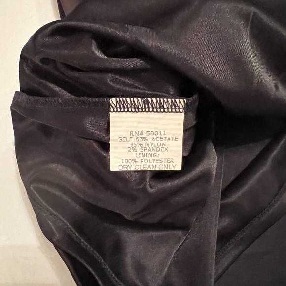 David Meister Cold Shoulder Cocktail Dress Black Sz14 - Picture 8 of 14